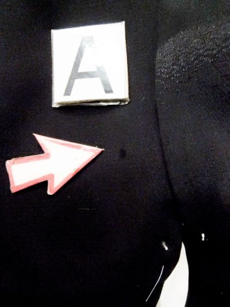 画像15: L0720Q  羽織 女性用着物  シルク(正絹)   黒,  【中古】 【USED】 【リサイクル】 ★☆☆☆☆ (15)