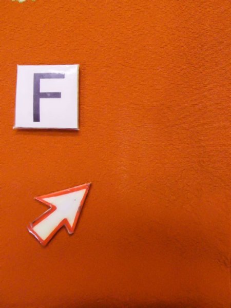 画像23: L0727H  振袖 女性用着物  シルク(正絹)   青, 桜 【中古】 【USED】 【リサイクル】 ★★☆☆☆ (23)