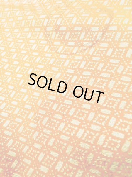 画像15: L0727O  振袖 女性用着物  シルク（正絹）   オフ　ホワイト, 花 【中古】 【USED】 【リサイクル】 ★★☆☆☆ (15)