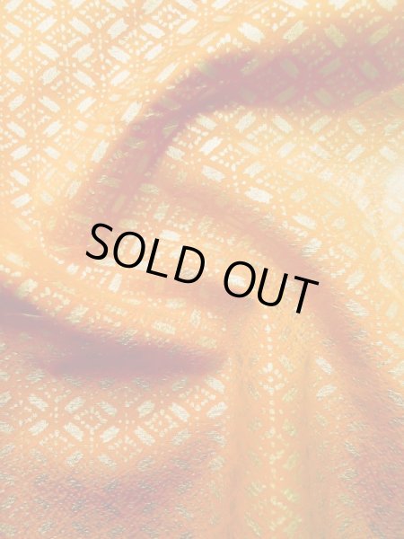 画像16: L0727O  振袖 女性用着物  シルク（正絹）   オフ　ホワイト, 花 【中古】 【USED】 【リサイクル】 ★★☆☆☆ (16)