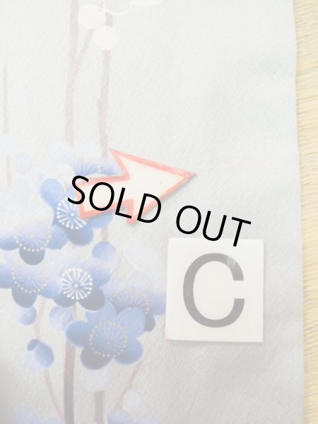 画像30: L0727S  振袖 女性用着物  シルク(正絹) 淡い 薄い 桃色, 童子 【中古】 【USED】 【リサイクル】 ★★☆☆☆ (30)