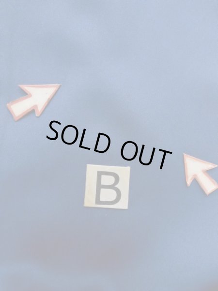 画像26: L0727Z  振袖 女性用着物 几帳、貝桶柄 シルク(正絹)  鮮やか 青, ぼたん 【中古】 【USED】 【リサイクル】 ★★☆☆☆ (26)