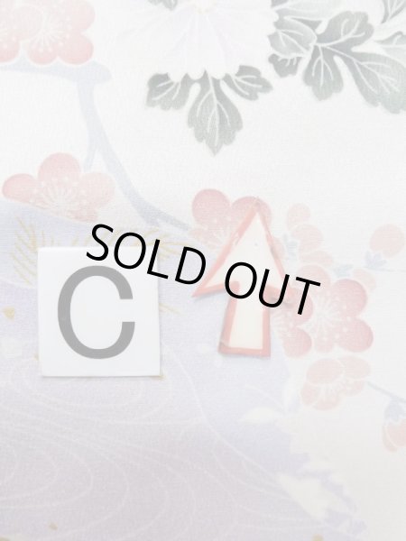 画像27: L0727Z  振袖 女性用着物 几帳、貝桶柄 シルク(正絹)  鮮やか 青, ぼたん 【中古】 【USED】 【リサイクル】 ★★☆☆☆ (27)