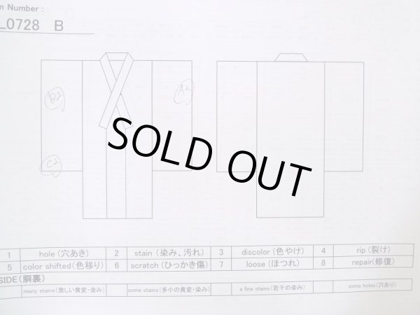 画像19: L0728B  振袖 女性用着物 花車柄 シルク(正絹)  淡い 赤色, ぼたん 【中古】 【USED】 【リサイクル】 ★★★☆☆ (19)