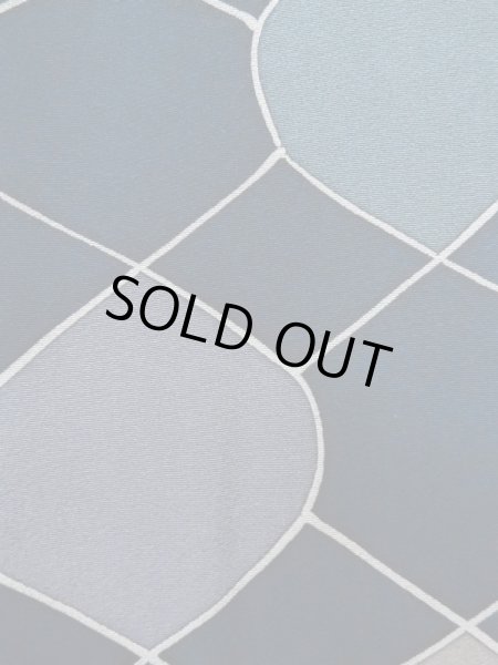 画像6: L0803D  羽織 女性用着物  シルク(正絹)   紺, 花 【中古】 【USED】 【リサイクル】 ★★☆☆☆ (6)