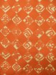 画像3: L0803F Mint  羽織 女性用着物  シルク（正絹）   橙色, 花 【中古】 【USED】 【リサイクル】 ★★★★★ (3)