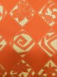 画像5: L0803F Mint  羽織 女性用着物  シルク（正絹）   橙色, 花 【中古】 【USED】 【リサイクル】 ★★★★★ (5)
