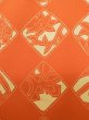 画像7: L0803F Mint  羽織 女性用着物  シルク（正絹）   橙色, 花 【中古】 【USED】 【リサイクル】 ★★★★★ (7)