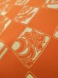 画像8: L0803F Mint  羽織 女性用着物  シルク（正絹）   橙色, 花 【中古】 【USED】 【リサイクル】 ★★★★★ (8)
