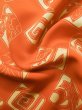 画像11: L0803F Mint  羽織 女性用着物  シルク（正絹）   橙色, 花 【中古】 【USED】 【リサイクル】 ★★★★★ (11)