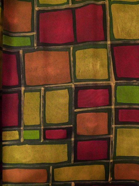 画像4: L0803I  羽織 女性用着物  シルク(正絹) 淡い 灰色がかった 赤色, 四角 灰色がかった【中古】 【USED】 【リサイクル】 ★★★☆☆ (4)