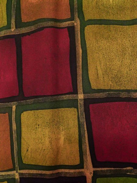 画像6: L0803I  羽織 女性用着物  シルク(正絹) 淡い 灰色がかった 赤色, 四角 灰色がかった【中古】 【USED】 【リサイクル】 ★★★☆☆ (6)