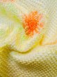 画像11: L0803J  羽織 女性用着物  シルク（正絹） 淡い 薄い 黄色, 花 【中古】 【USED】 【リサイクル】 ★★★☆☆ (11)
