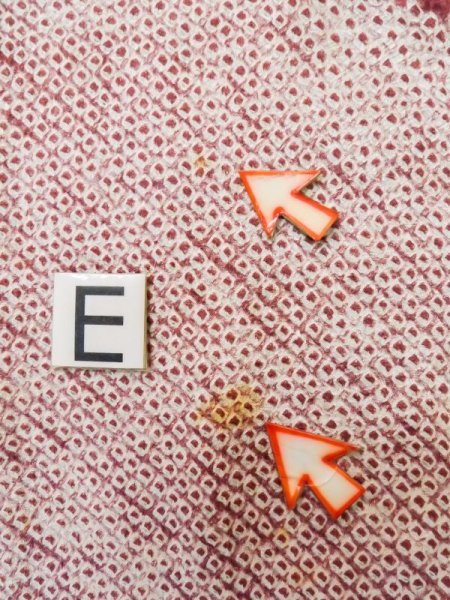 画像17: L0803P  羽織 女性用着物  シルク(正絹)   えんじ, 花 【中古】 【USED】 【リサイクル】 ★★☆☆☆ (17)