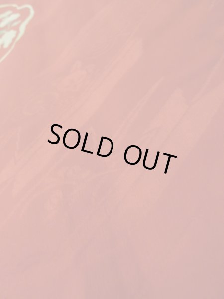 画像11: L0803R  羽織 女性用着物 地紋:矢羽根 シルク(正絹)   赤色, 花 【中古】 【USED】 【リサイクル】 ★★☆☆☆ (11)