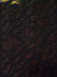 画像5: L0803S Mint  羽織 女性用着物  シルク（正絹）   黒, 花 【中古】 【USED】 【リサイクル】 ★★★★☆ (5)