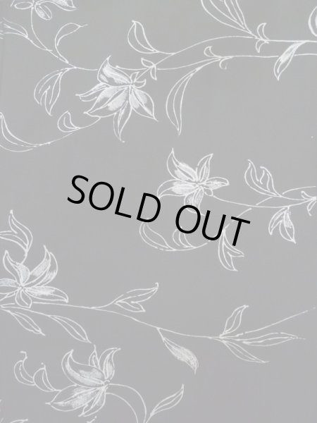 画像3: L0803T Mint  羽織 女性用着物  シルク(正絹)   黒, 花 【中古】 【USED】 【リサイクル】 ★★★★☆ (3)