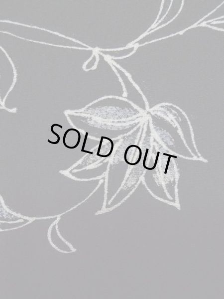 画像5: L0803T Mint  羽織 女性用着物  シルク(正絹)   黒, 花 【中古】 【USED】 【リサイクル】 ★★★★☆ (5)