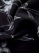画像11: L0803T Mint  羽織 女性用着物  シルク（正絹）   黒, 花 【中古】 【USED】 【リサイクル】 ★★★★☆ (11)