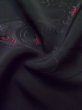 画像13: L0803X  羽織 女性用着物  シルク（正絹）   黒, 花 【中古】 【USED】 【リサイクル】 ★★★☆☆ (13)
