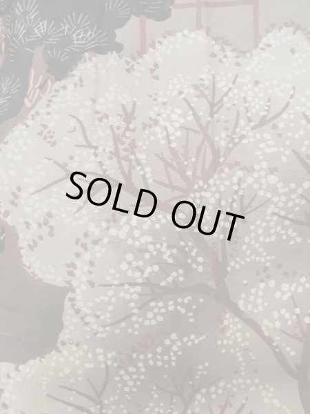 画像8: L0824D Mint  男性用羽織 男性用着物  シルク（正絹）   黒,  【中古】 【USED】 【リサイクル】 ★★★★☆ (8)