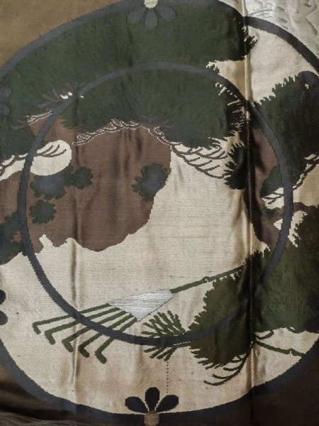 画像7: L0824E  男性用羽織 男性用着物  シルク(正絹)   黒,  【中古】 【USED】 【リサイクル】 ★★☆☆☆ (7)