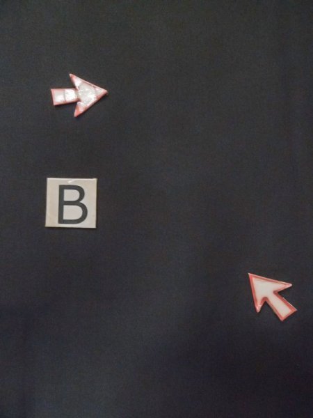 画像18: L0824E  男性用羽織 男性用着物  シルク(正絹)   黒,  【中古】 【USED】 【リサイクル】 ★★☆☆☆ (18)