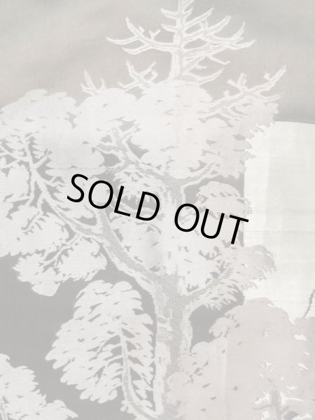 画像6: L0824I  男性用羽織 男性用着物  シルク(正絹)   黒,  【中古】 【USED】 【リサイクル】 ★★☆☆☆ (6)