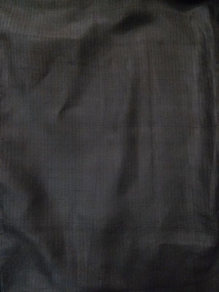 画像3: L0824N  男性用羽織 男性用着物  シルク(正絹)  深い 茶色, 縞 【中古】 【USED】 【リサイクル】 ★☆☆☆☆ (3)