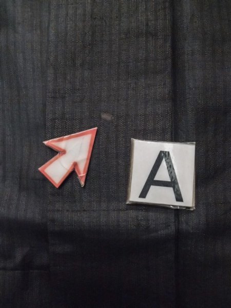 画像12: L0824N  男性用羽織 男性用着物  シルク(正絹)  深い 茶色, 縞 【中古】 【USED】 【リサイクル】 ★☆☆☆☆ (12)