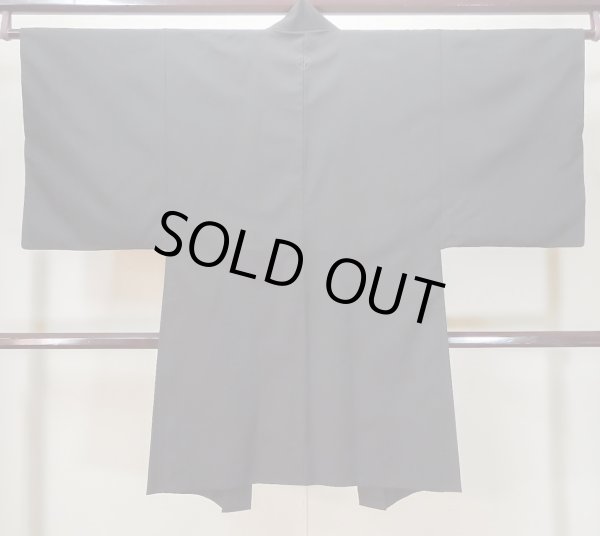 画像2: L0824P  男性用羽織 男性用着物  シルク(正絹)   茶色,  【中古】 【USED】 【リサイクル】 ★★★☆☆ (2)