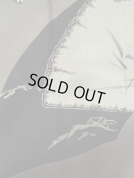 画像7: L0824P  男性用羽織 男性用着物  シルク(正絹)   茶色,  【中古】 【USED】 【リサイクル】 ★★★☆☆ (7)