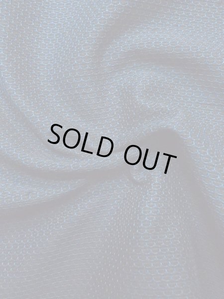 画像17: L0824Q Mint  男性用羽織 男性用着物  シルク(正絹)   黒, 幾何学模様 【中古】 【USED】 【リサイクル】 ★★★★☆ (17)