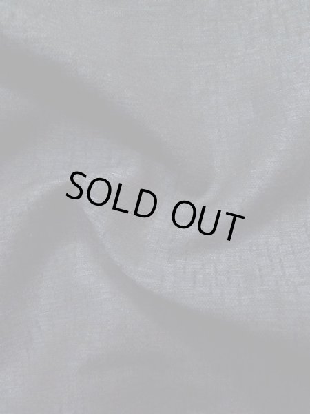 画像10: L0825C Mint  男性用羽織 男性用着物  ウール  青み 黒, 幾何学模様 【中古】 【USED】 【リサイクル】 ★★★★☆ (10)