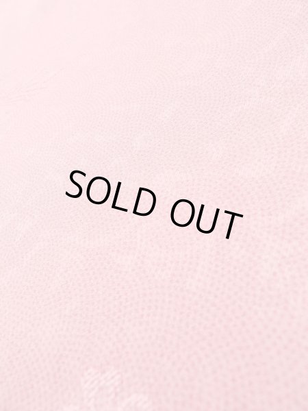 画像10: L0826A Mint  色無地 女性用着物  シルク(正絹)  淡い 桃色, 青海波 【中古】 【USED】 【リサイクル】 ★★★★☆ (10)