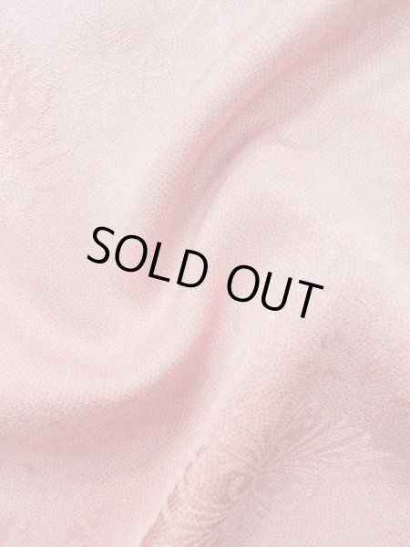 画像13: L0826A Mint  色無地 女性用着物  シルク(正絹)  淡い 桃色, 青海波 【中古】 【USED】 【リサイクル】 ★★★★☆ (13)