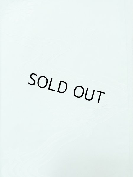 画像4: L0826C  色無地 女性用着物  化繊  薄い 水色,  【中古】 【USED】 【リサイクル】 ★★☆☆☆ (4)