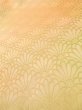 画像8: L0826E  色無地 女性用着物  シルク（正絹） 光沢のある 淡い 橙色, ぼかし 淡い【中古】 【USED】 【リサイクル】 ★★☆☆☆ (8)