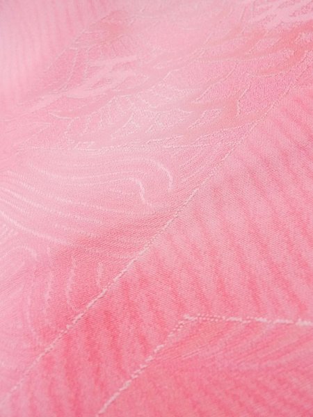 画像11: L0826O  色無地 女性用着物  シルク(正絹)  薄い 桃色, ぼかし 【中古】 【USED】 【リサイクル】 ★★★☆☆ (11)