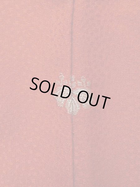 画像3: L0826T  色無地 女性用着物  シルク(正絹)   えんじ,  【中古】 【USED】 【リサイクル】 ★★☆☆☆ (3)