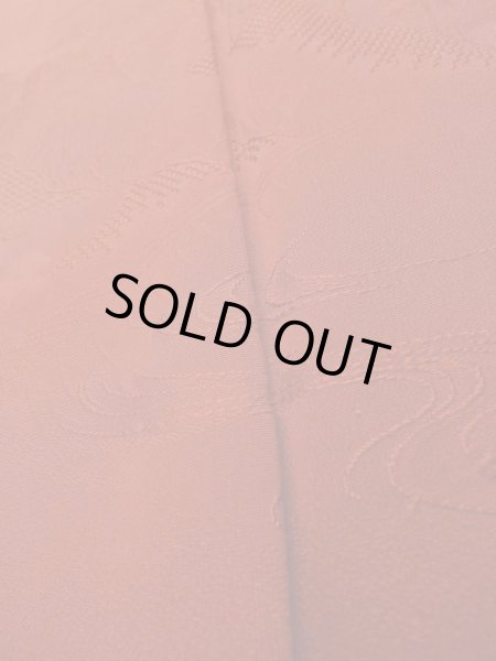 画像9: L0826T  色無地 女性用着物  シルク(正絹)   えんじ,  【中古】 【USED】 【リサイクル】 ★★☆☆☆ (9)