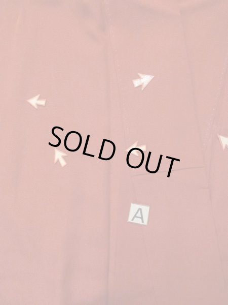 画像15: L0826T  色無地 女性用着物  シルク(正絹)   えんじ,  【中古】 【USED】 【リサイクル】 ★★☆☆☆ (15)