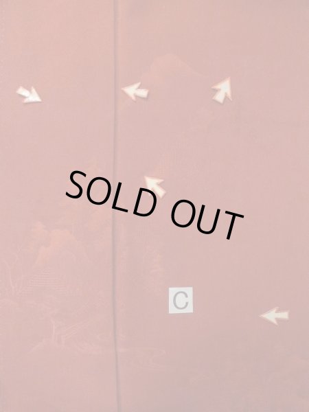 画像17: L0826T  色無地 女性用着物  シルク(正絹)   えんじ,  【中古】 【USED】 【リサイクル】 ★★☆☆☆ (17)