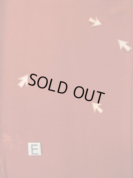 画像19: L0826T  色無地 女性用着物  シルク(正絹)   えんじ,  【中古】 【USED】 【リサイクル】 ★★☆☆☆ (19)