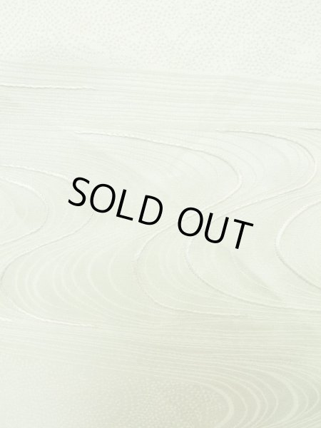 画像6: L0826U  色無地 女性用着物  シルク（正絹） 淡い 薄い 黄緑色, ぼかし 【中古】 【USED】 【リサイクル】 ★★★☆☆ (6)