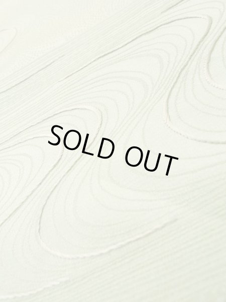 画像10: L0826U  色無地 女性用着物  シルク（正絹） 淡い 薄い 黄緑色, ぼかし 【中古】 【USED】 【リサイクル】 ★★★☆☆ (10)