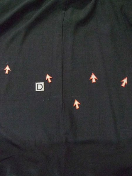 画像16: L0827B  喪服 女性用着物  シルク(正絹)   黒,  【中古】 【USED】 【リサイクル】 ★★☆☆☆ (16)