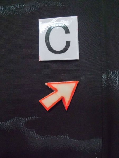 画像17: L0907J  羽織 女性用着物  シルク(正絹)   黒, 抽象的模様 【中古】 【USED】 【リサイクル】 ★★★☆☆ (17)