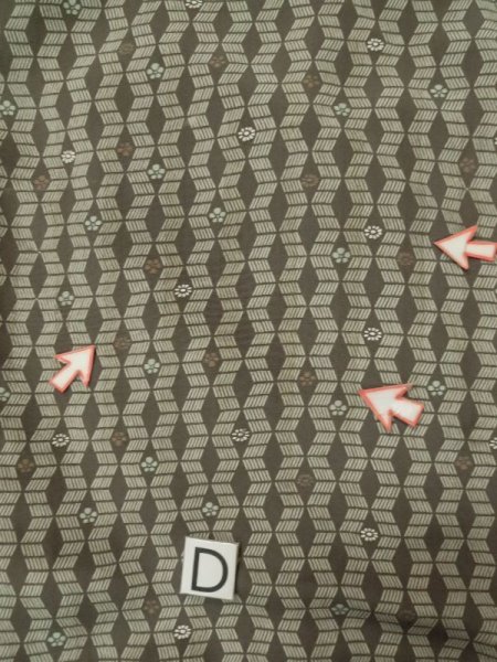 画像17: L0907L  羽織 女性用着物  シルク(正絹) 淡い 灰色がかった 茶色, 花 【中古】 【USED】 【リサイクル】 ★★☆☆☆ (17)