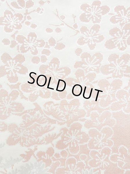 画像6: L0907N  羽織 女性用着物  シルク(正絹)  淡い 桃色, 菊 【中古】 【USED】 【リサイクル】 ★★☆☆☆ (6)